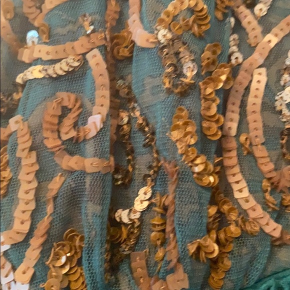 Anthropologie sequin and silk maxi dress - Picture 2 of 5